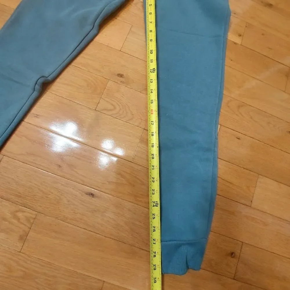 RBX ACTIVE Fleece Pants Comfort Fit Jogger Pants Sweats Blue Slate Small New $78